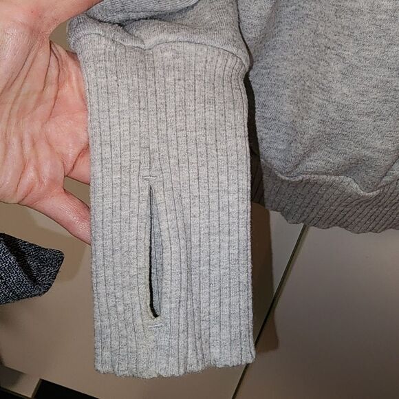 Alo Yoga Haze Funnel Neck Pullover Sweatshirt Sz S comfy Cottagecore Atheleisure - Picture 8 of 15